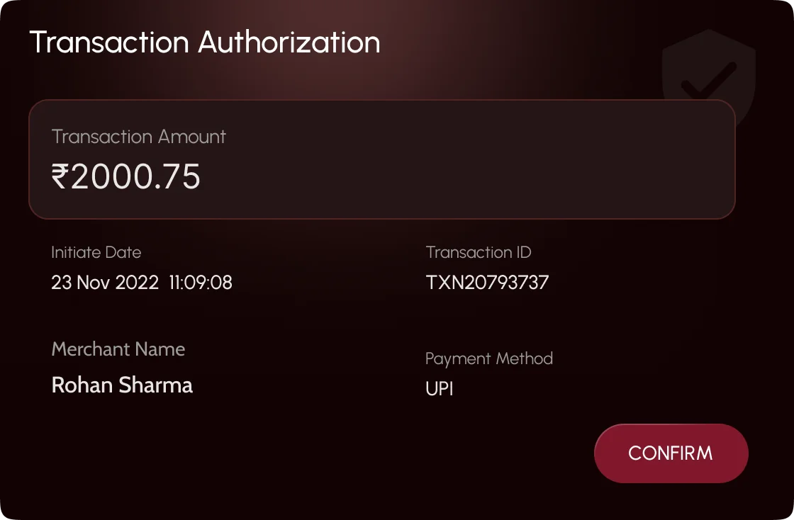 Transaction Authorization